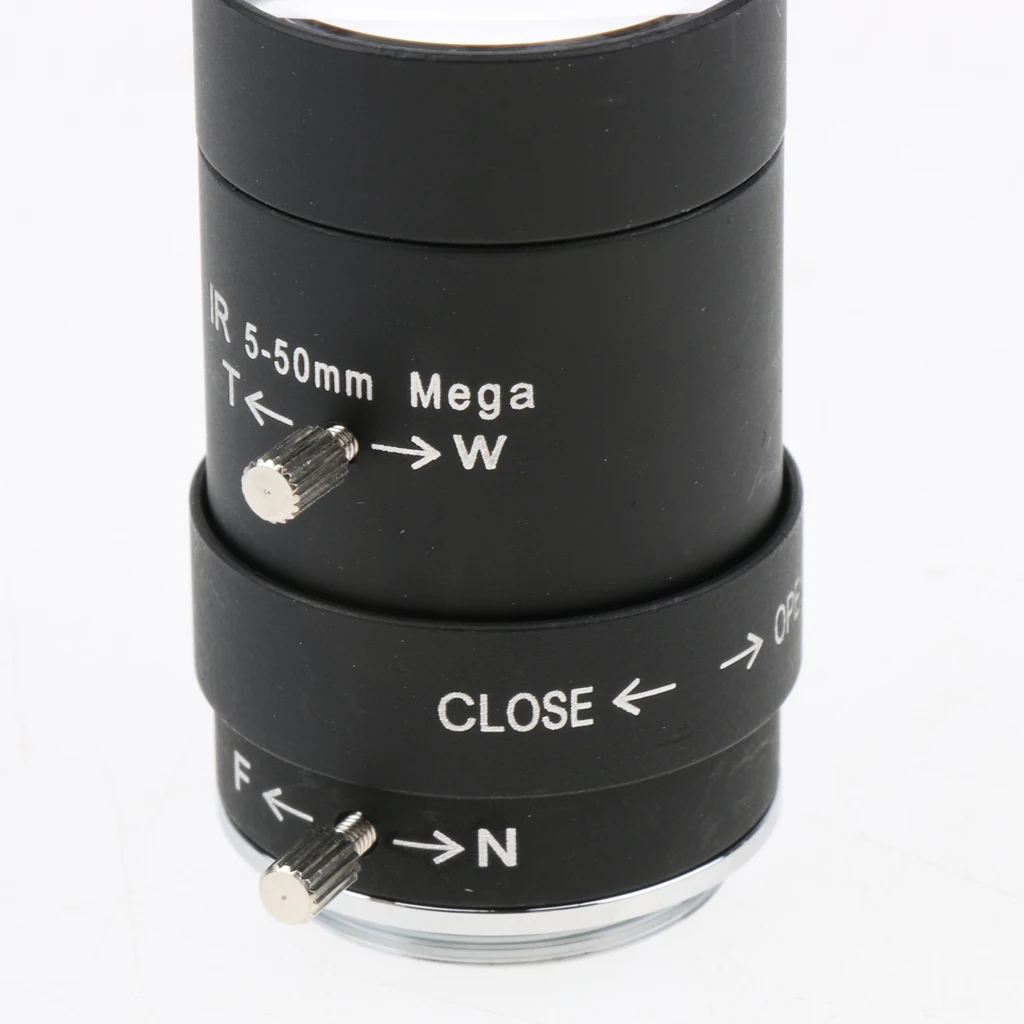 Secure Camera Lens 5-50mm 1.3Megapixel Manual IRIS Varifocal Lenses CMOS / CCD IR CS Mount Cameras Format 1/3-inch