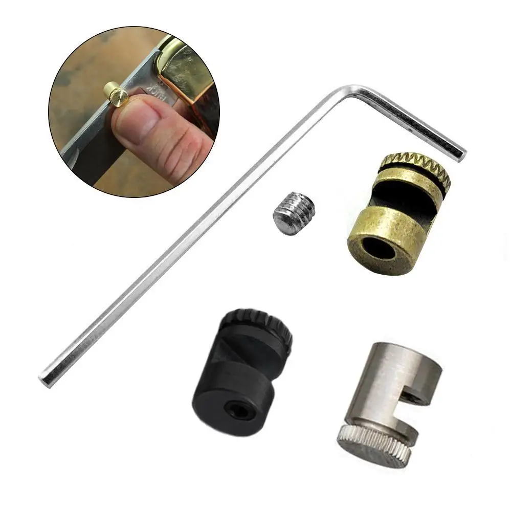 Camping Knives Knife 110 Thumb Stud Push Knife Button 416 Steel Material 110 Screw Screw Pusher Outdoor Tool Accessories