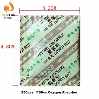 

250 bags of 50cc oxygen absorbers Food Grade cO2 Absorbers
