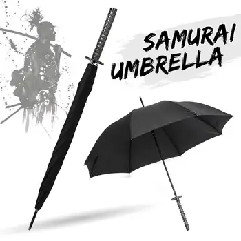 

Samurai Umbrella Long Handle Knife umbrella accessories Handle Women Large Windproof Samurai Ninja Sword Umbrella Dropshipping