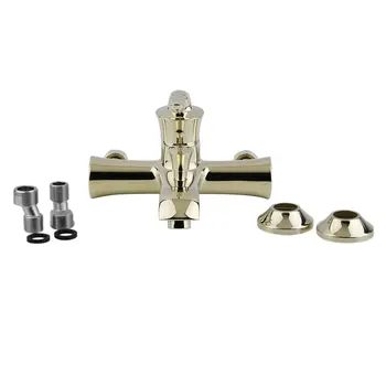 

PVD Flanged Gold Mixer Tap Wall Mounted Bath Faucet JOMOO Bathtub Faucet Hot And Cold Water Tap Modern Bathroom Accessories