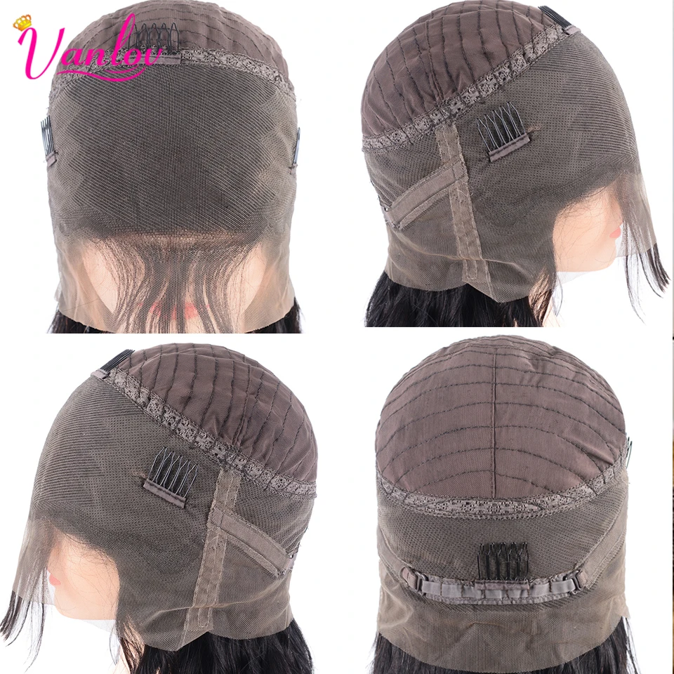 Brazilian Straight Hair 360 Lace Frontal Wigs Lace Frontal Human Hair Wigs Pre Plucked With Baby Hair Remy Lace Wig 150% Density (2)