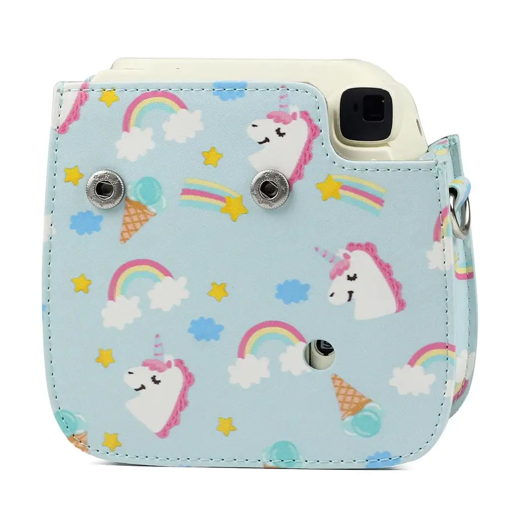Fuji Fujifilm Instax Mini 9 Mini 8 сумка для камеры из искусственной кожи Аксессуары для мгновенной камеры сумка на плечо защитный чехол с ремешком