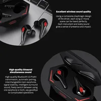 2025 TWS Gaming Earphone For Nubia RedMagic 7 7Pro 5G Wireless Bluetooth Redmagic Cyberpods 4-16 hours battery life 2