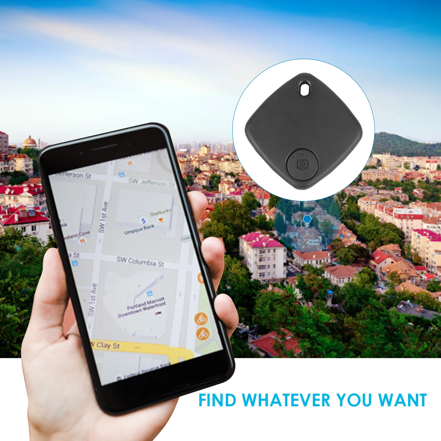 Многофункциональный Смарт Bluetooth Анти потеря трекер сигнализация смарт тег