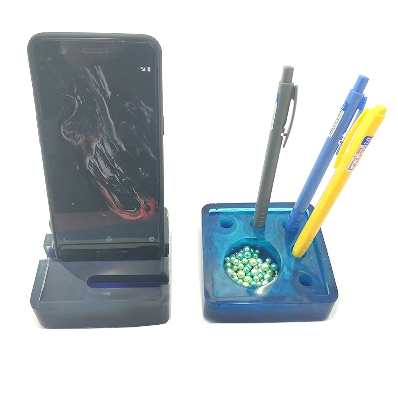 DIY настольные украшения ремесла держатель ручки силиконовые гелевые формы для