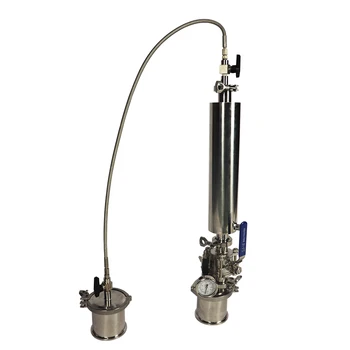 

Cbd0.25-1LB Closed Loop Extractor Plant Essential Oil BHO pressurized extractor kit closed circuit 304 stainless steel extractor