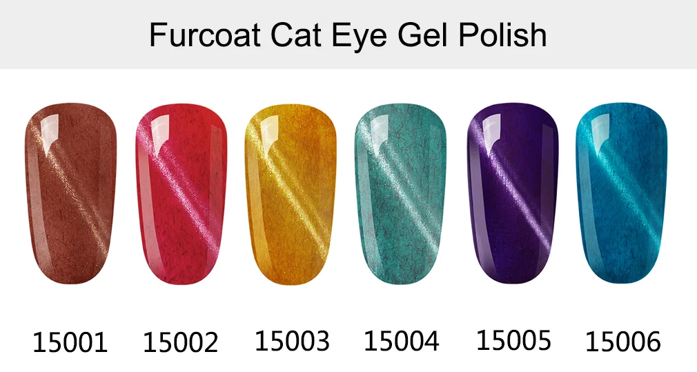 Elite99 10ml Furcoat Cat Eye Gel Polish Vernis Semi Permanent UV Gel Nail Polish Soak Off Magnetic Nail Art Manicure Gel Varnish