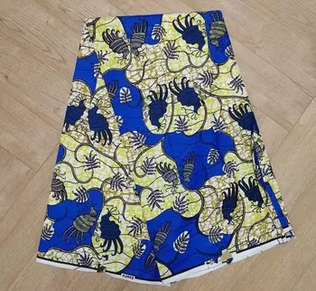 

African Wax Prints Fabric 100% Cotton Good Quality Comfortable Material Ankara Wax Fabric 6 yards per lot