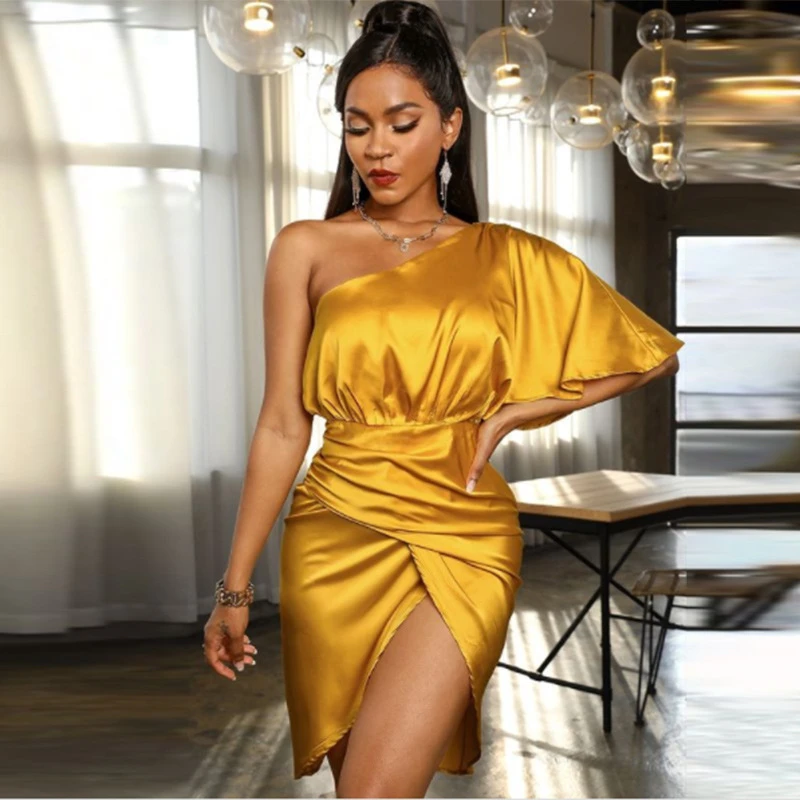 bodycon midi evening dress