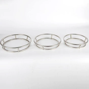 

Large Thick Wok Rack Household Round Stainless Steel Rack Double Insulation Anti-scalding Kitchen Tools