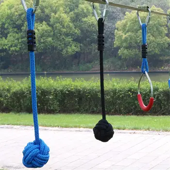 

Kids Warrior Obstacle Course Kit Slackline Bars Hanging Obstacle Training Equipment For Backyard Outdoors