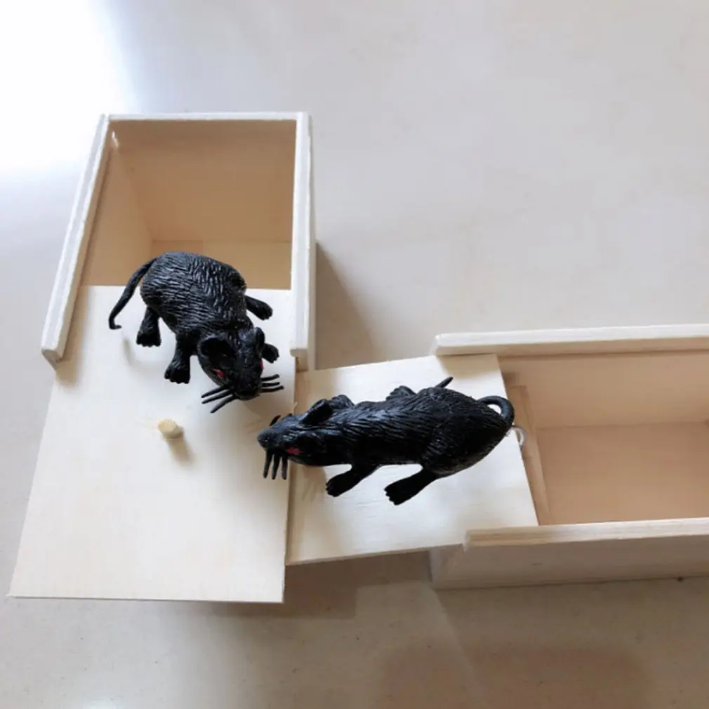 Мышь паук вставка коробочка с сюрпризом шутки, развлечения пугать шалость Веселые подарки пугающие деревянные коробки хитрые игрушки различные варианты крики