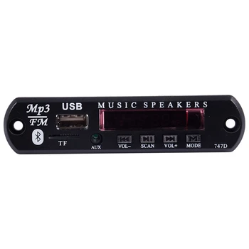 

Wireless Bluetooth Remote Mp3 Wma Decoder Board o Module Usb Tf Radio DC12V