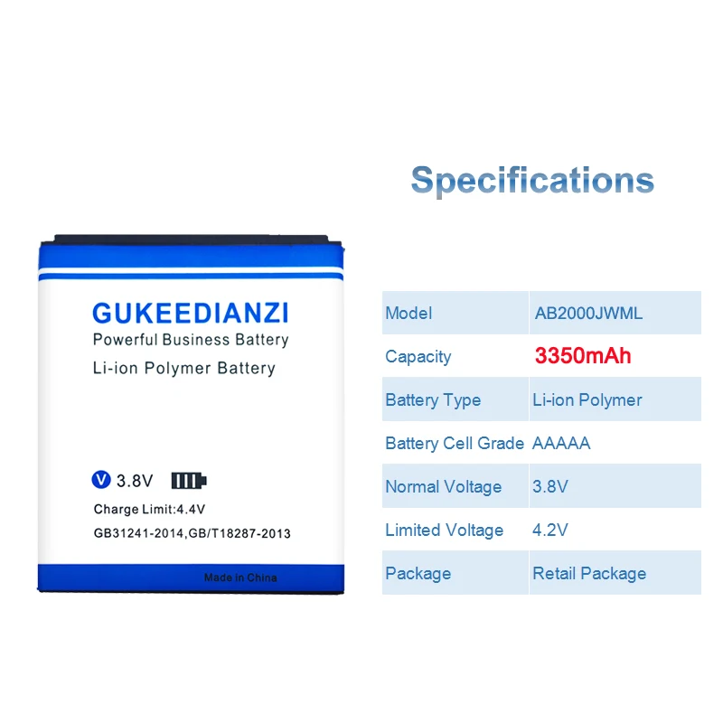 Аккумулятор AB2000JWML для телефона PHILIPS Xenium S337 CTS337 S316T S316 литий полимерные