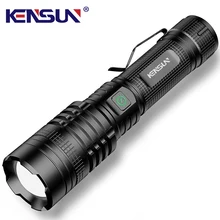 

High-Powered LED Flashlight , 5700 High Lumens with 5 Modes, Zoomable, Water Resistant Torch for Camping, Outdoor, Hiking