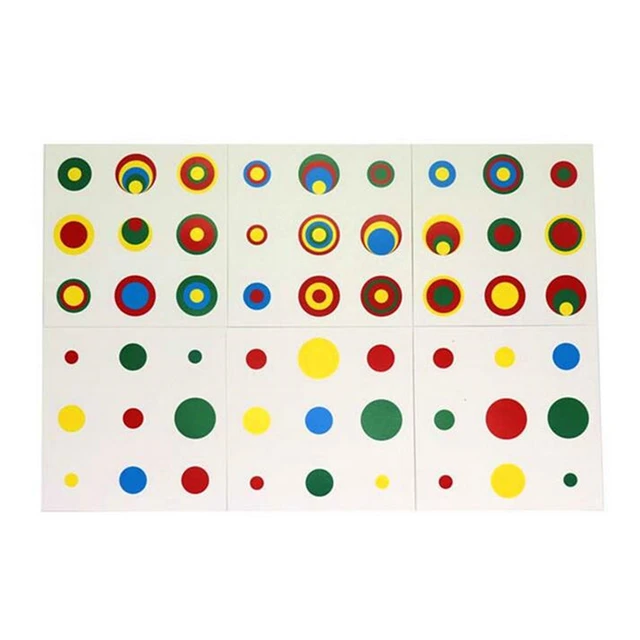 Montessori Wooden 4 Different Colorful Cylinders Educational Math Toys Preschool Kids Children Early Teaching Gift 4