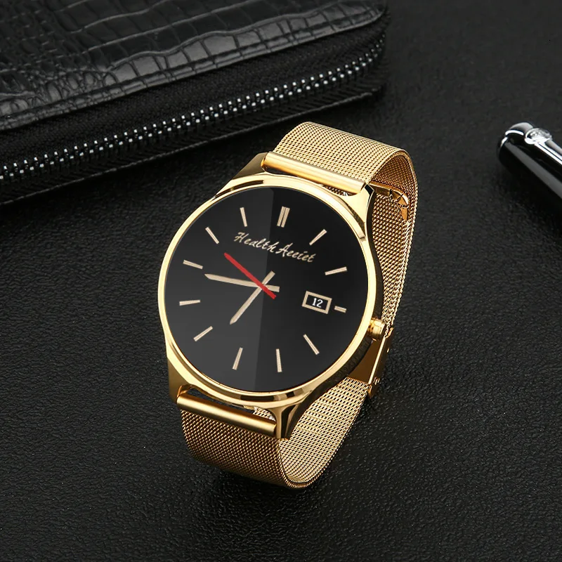 

1.33 Inc Oled Circular Screen Touch Smart Electronic Wrist Watches Heart Rate Detection Dial Switch Smartwatch For Apple Iphone