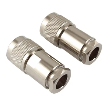 

Hot 2 Pcs N Type Male Clamp RG8 LMR400 RG165 RG213 7D-FB RF Coaxial Connector