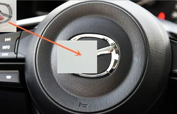 

Silver ABS High quality Chrome 3D V Logo Auto Car Steering Wheel Logo Badge Emblem Stickers Decals Accessories Car Styling 074