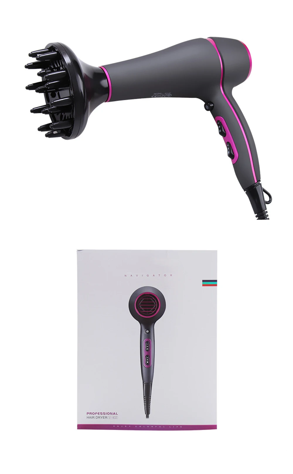 beleza de 2200w secador de cabelo com