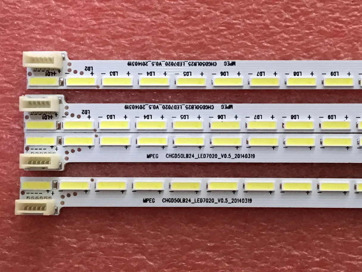 4 шт./лот для changhong 50Q1N ЖК-дисплей подсветка chgd50lb25-led-7020-v0.5 экран m500u13-d1-a 36LED 303 мм