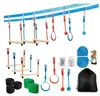 Kids Fitness Rings Climbing Game Toy Outdoor Training Activity Safety Sports Rope Swing Hanging Rings Children Fitness Equipment 6