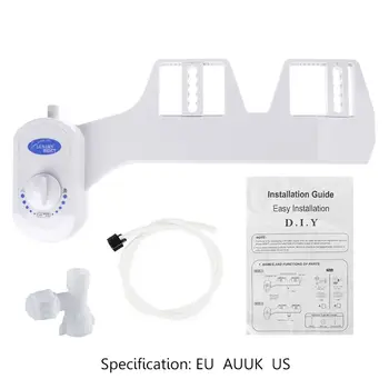 

Bidet Toilet Seat Single Nozzle Fresh Water Spray Non-Electric Bidet Attachment 23GB