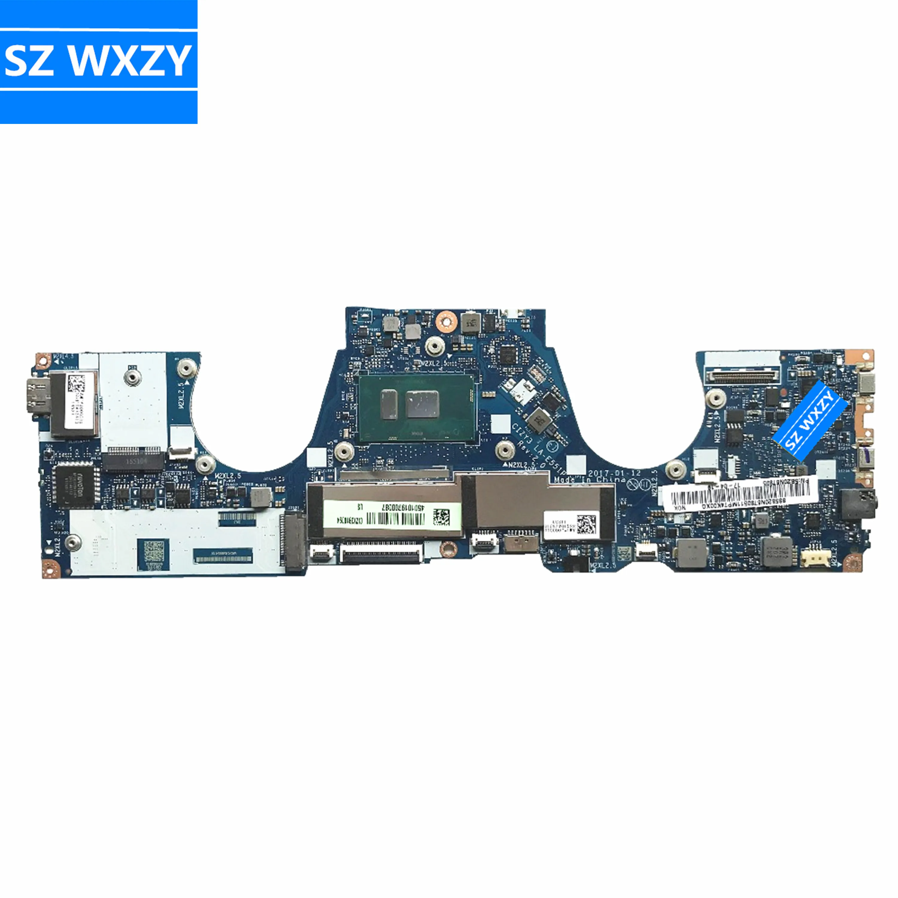 Материнская плата для ноутбука Lenovo Yoga 720-13 720-13IKB 5B20N67805 CIZY3 LA-E551P с i5-7200U 8 Гб ОЗУ 100%