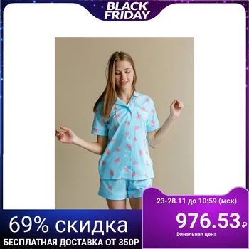 

Women's shirt with a short sleeve MINAKU "Watermelons", river 54, color blue 4281725
