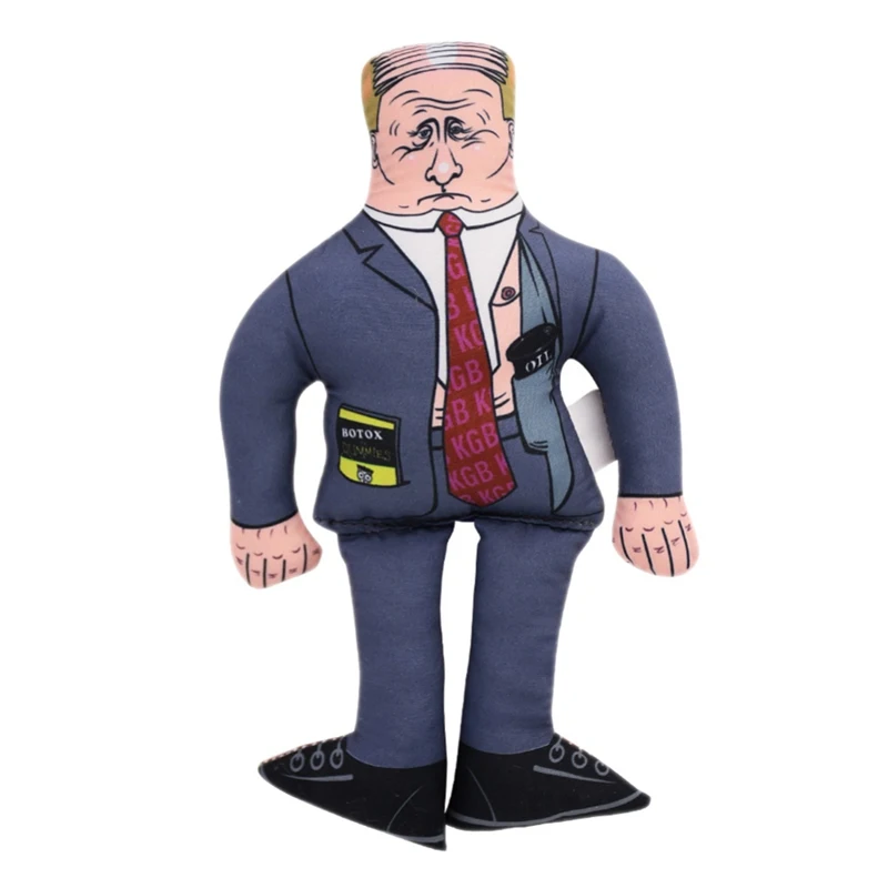 Игрушка для домашних собак, кошек, жевания, Дональда Трампа, забавная для кошек собак, молярные игрушки с пищалкой, Интерактивная Когтеточка, плюш для маленьких и крупных собак, кошек