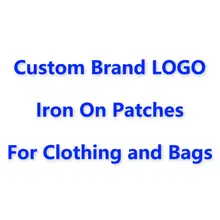 Фирменные нашивки с логотипом на заказ, виниловые наклейки с теплопередачей, железные наклейки для одежды в полоску, Гладильные наклейки для аппликаций, сделай сам