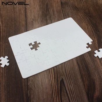 

Sublimation Blank Custom Polymer Jigsaw Rectangle Puzzle A5 Size