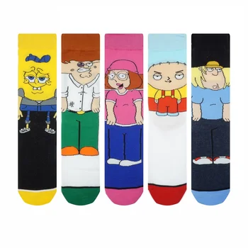

Funny Cartoon Anime happy Socks Patrick Star Personalized Novelty SOCKS Men Women Breathable Cotton Hip Hop Sock