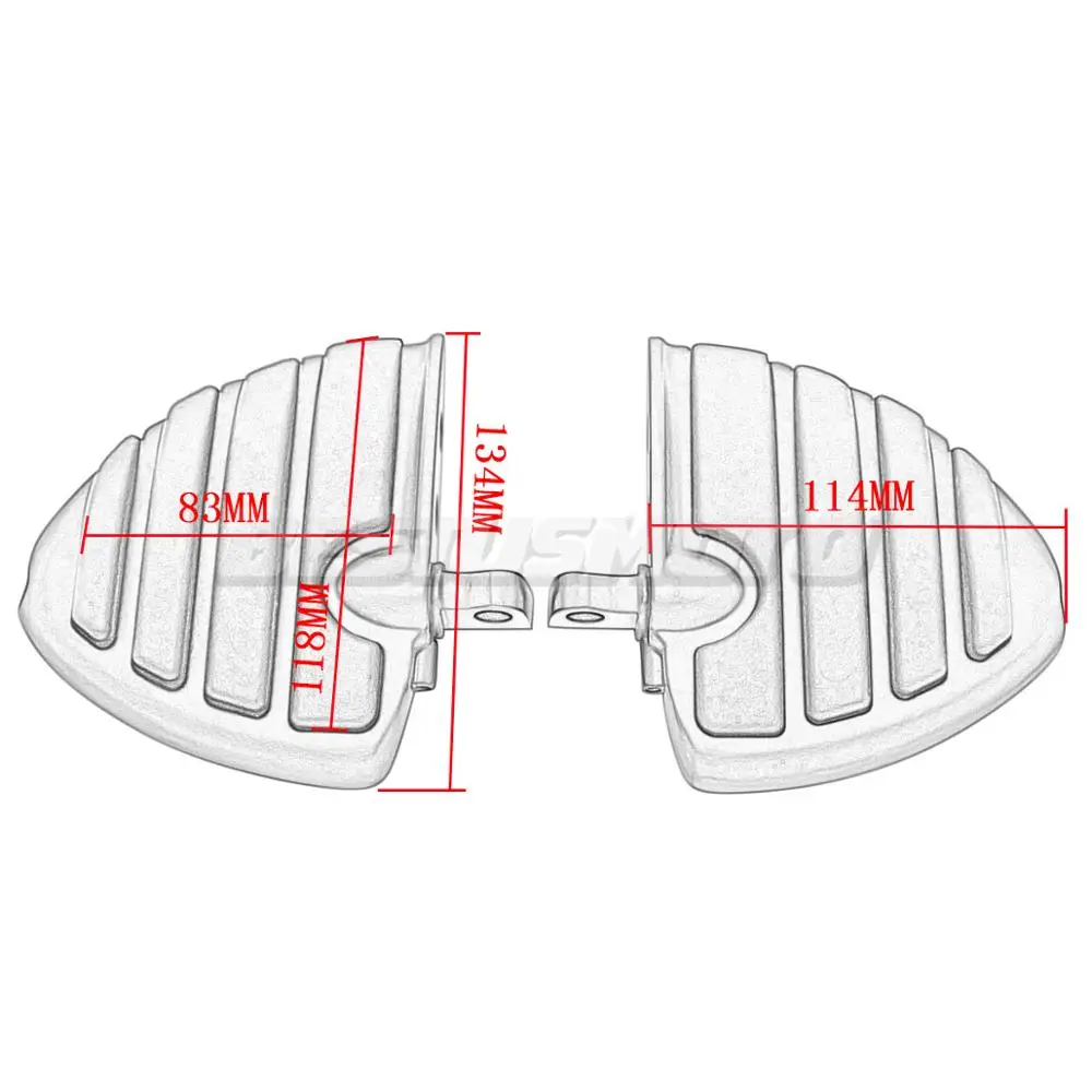 Мотоцикл мужской крепление Стиль Подножки для Harley Touring Electra Glide Softail FLS FXCW FLSS FLHS v-стержень подножки