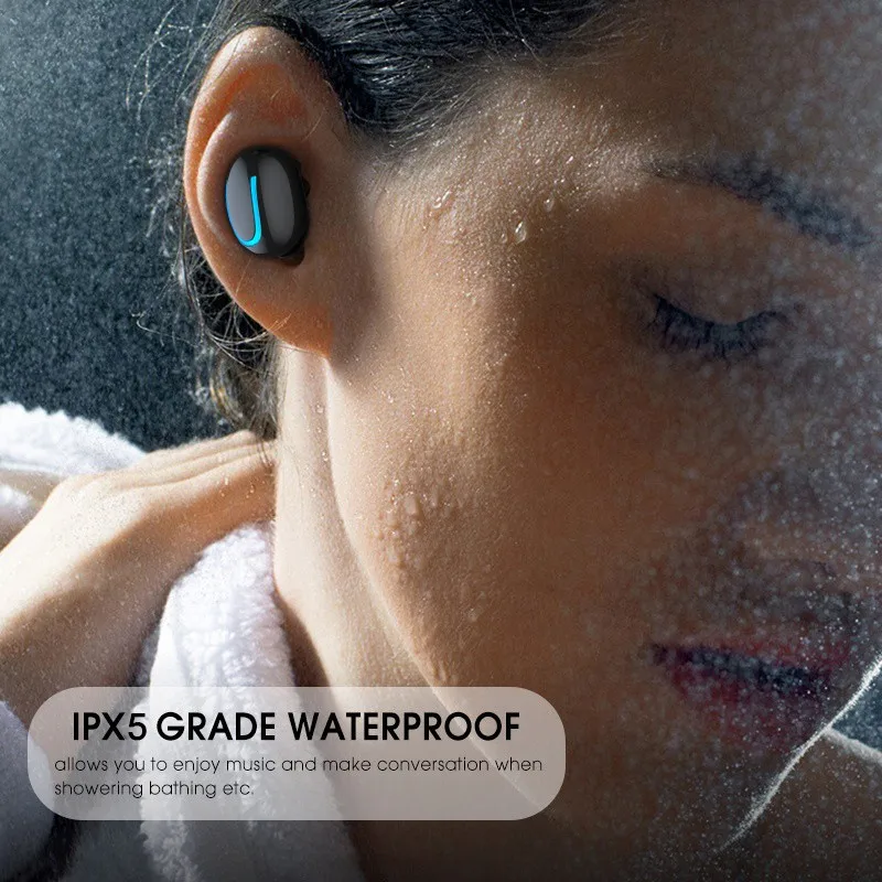 Bluetooth 5 0 Earphones TWS Wireless Headphones Blutooth Earphone Handsfree Headphone Sports Earbuds Gaming Headset Phone PK HBQ