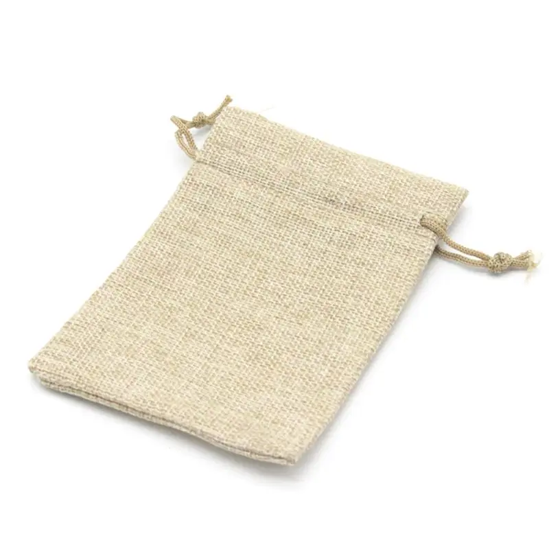 40 Burlap Bags with Drawstring Gift Bags Jewelry Pouches Sacks for Wedding Party and DIY Craft