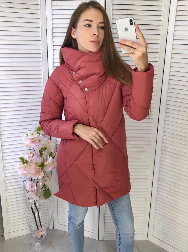 Специальное предложение хлопковое Новое Женское пальто зимнее модное длинное теплое пальто свободного кроя с воротником Женская куртка