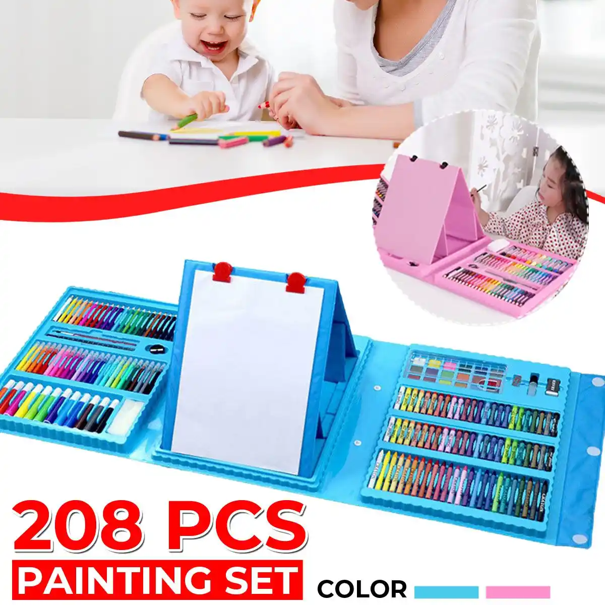 Kids Painting Art Set 208pcs Drawing Tools Colored Pencil Crayon Watercolors Pens Drawing Set Art Marker Pen Set Art Sets Aliexpress Kids Painting Art Set 208pcs Drawing Tools Colored Pencil Crayon Watercolors Pens Drawing Set Art Marker Pen Set Art Sets Aliexpress