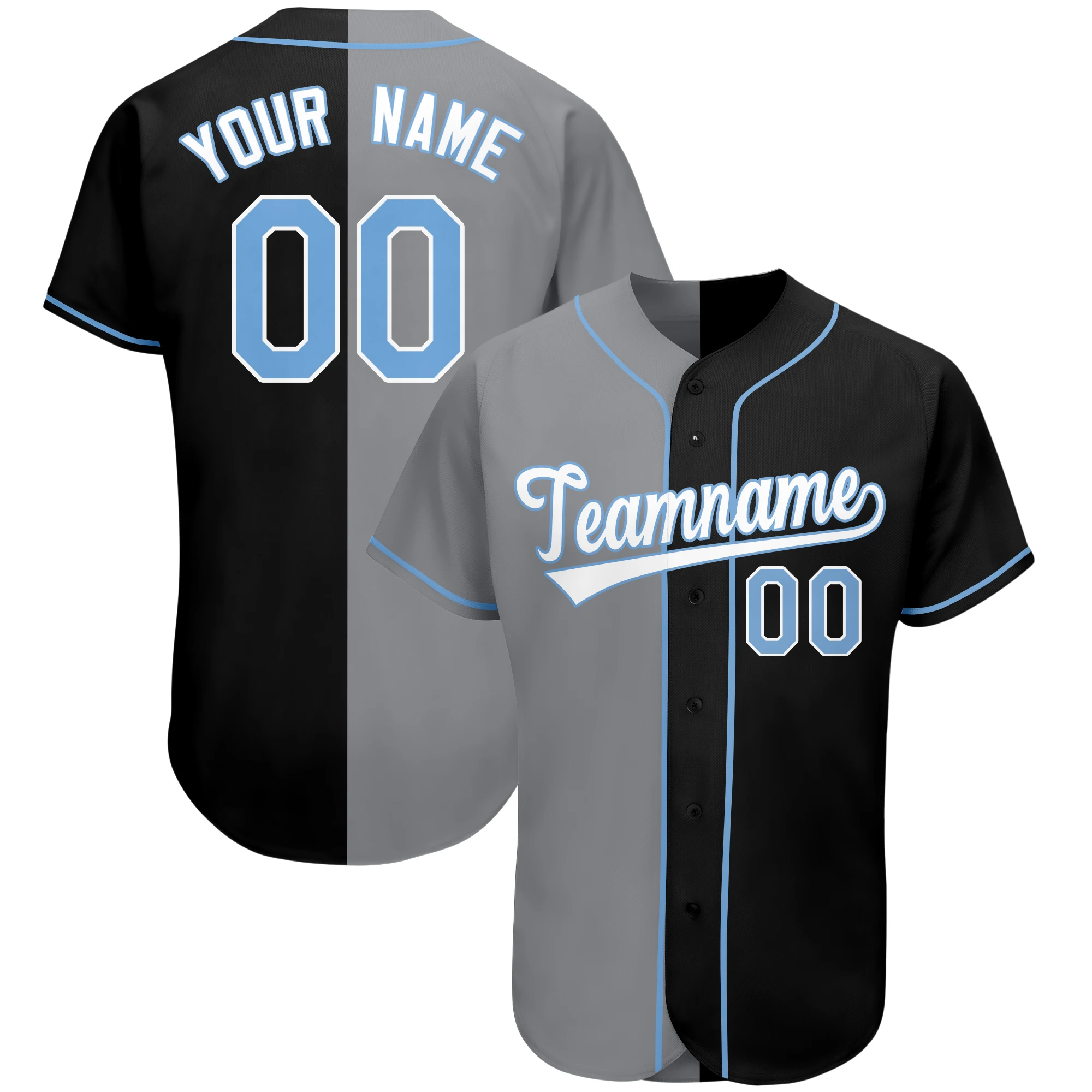 Unique Baseball Jerseys Printed Team Name Number Fashion Baseball Shirt Softball Game Training Clothes Hip hop Men/Youth
