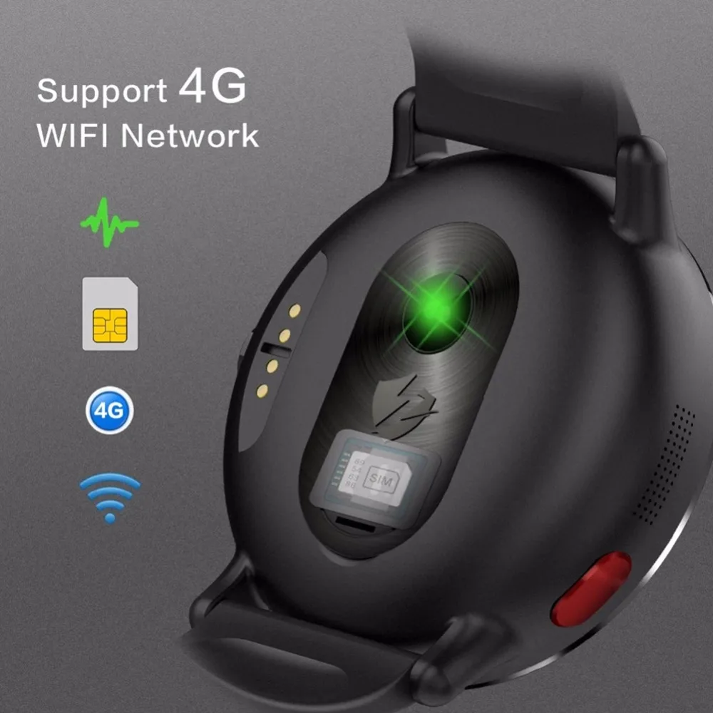 Смарт-часы 4G Android 7,1 С Камерой 8 Мп, gps, экран 2,03 дюйма, аккумулятор 900 мАч, спортивный деловой ремешок для мужчин