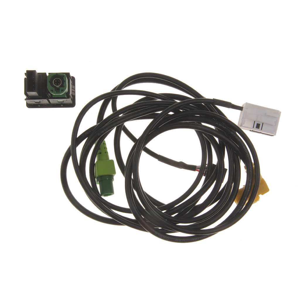 Комплект Aux USB кабель переключения подходит Rcd510 Rcd 510 VW Golf Jetta CC Passat B6 B7