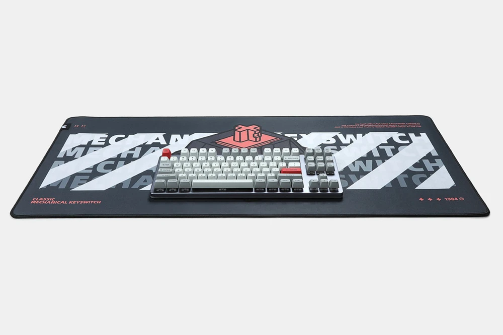 Interruptor de Teclado Todo o Melhor Mecânico Mousepad Bordas Costuradas - Borracha Alta Qualidade Macio Futuro Brilhante 900 400 4mm - Imagem 6