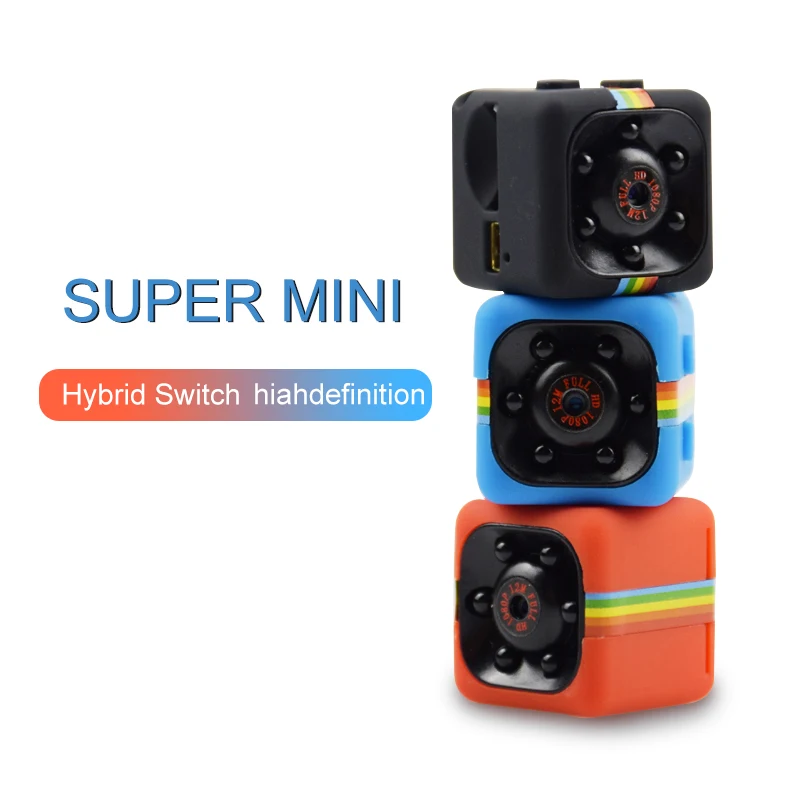 Мини камера HD 1080p для домашней безопасности инфракрасная ночного видения SQ11 s