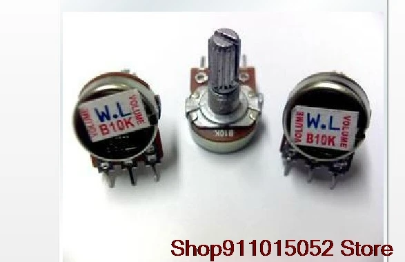 10 шт. Тайваньская Одиночная потенциометр Лиги WH148-1 1 k 2 5 | Электронные компоненты и