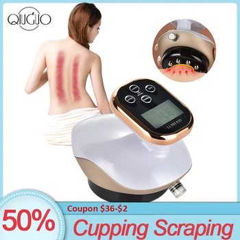 

LCD Display Cupping Massager Electric Scraping Cupping Cans Vacuum Suction Cups Negative Pressure Magnetic Physiotherapy Device