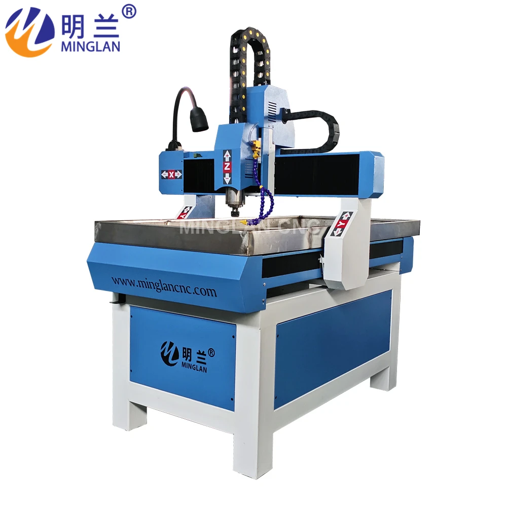 

CNC Router 6090 T-slot Table with water sank 3.2kw Spindle Mini Wood Engraver for All Materials