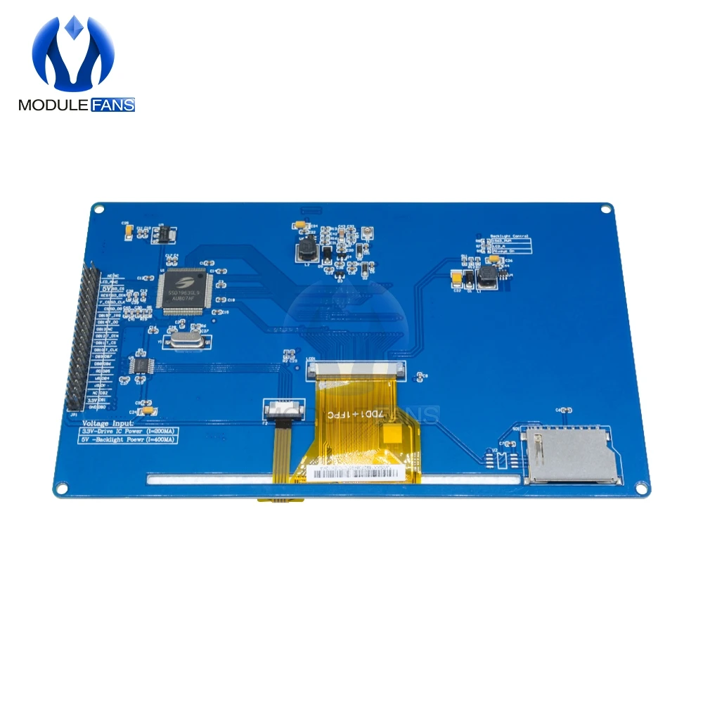 " дюймовый TFT ЖК-дисплей модуль 800x480 SSD1963 сенсорный ШИМ для Arduino AVR STM32 ARM 800*480 800 480 цифровой Управление доска