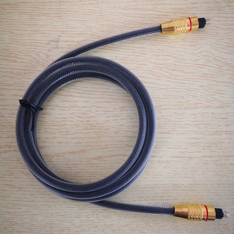 

Digital Optical Audio Cable SPDIF Optical Fiber Square to Square Mouth Audio Connector Wire Cord for TV Speaker Power Amplifier