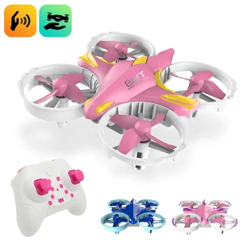 

Interactive Drone for Kids 2.4G Remote Control Mini Quadcopter 4CH Toys RC Drones with Infrared Sensor Christmas Gift for Child